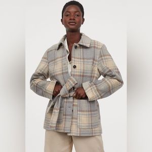 H&M tie waste jacket